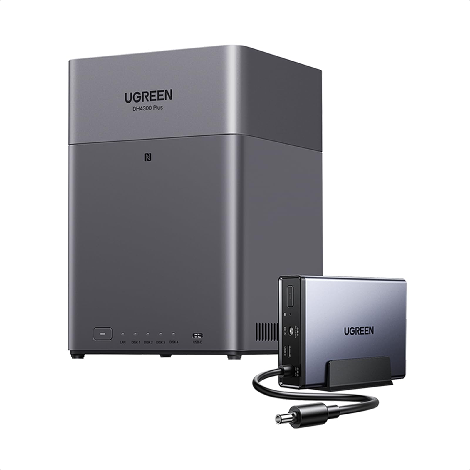 Amazon.co.jp: UGREEN NAS DH4300 Plus 4ベイNASバンド UPS 無停電電源